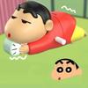 Crayon Shin-Chan Clockwork Model Toy Don'T Want To Get Up Anime Figure Model Toy Propel Alarm Clock Dynamic Crawl Toys Fun Gift