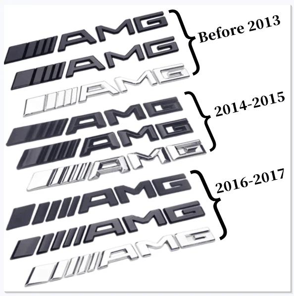 For Mercedes Benz AMG C E S GLE CLC Class W204 W203 W205 W124 W221 W213 W212 Metal Car 3d Rear Letter Emblem Trunk Sticker