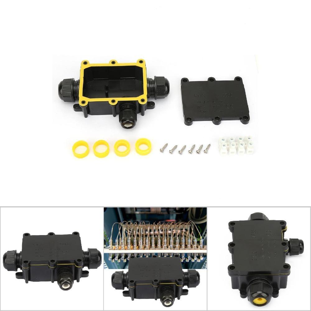2/3/4 Way Junction Box Wire Range 4-15mm Electrical Enclosure  Electrical Applications