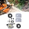 Carburetor Restoration Kit Compatible with Chainsaw 009 and 010 with Sparkplug Air Filters Fuel Pipes Oil Filter and Gasket