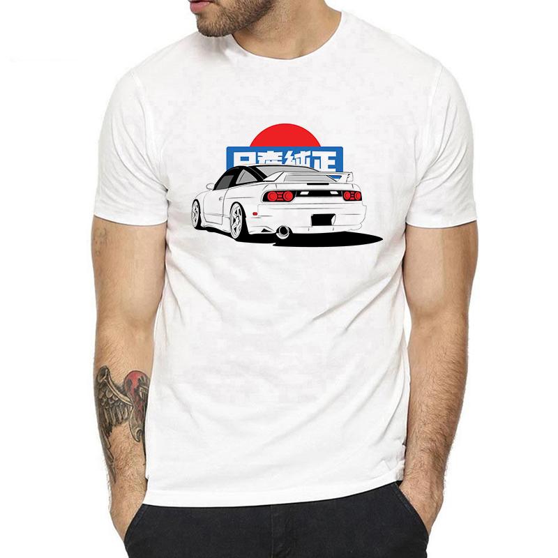 S13 The Cloud Maker Car Vintage Cool Man Anime T Shirt Summer Streetwear Men T