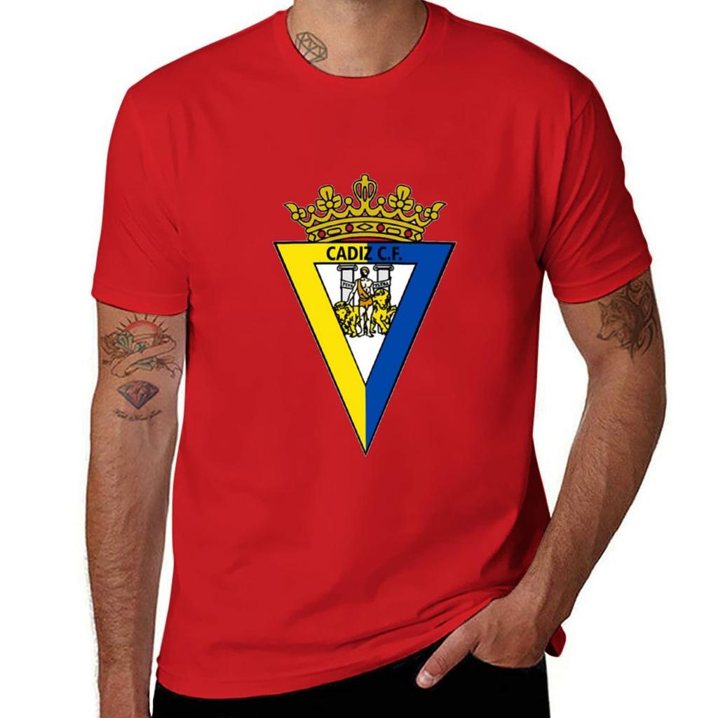 Cadiz cf T-Shirt summer clothes Clothing blue archive mens clothing
