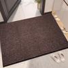 Anti-slip Striped Entrance Door Mat for Home or Office - Water Absorbent & Dust Removing Carpet