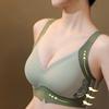 Plus-size Bras Women's Seamless Underwear Women's Gathering Anti-sagging No Underwire Breast Retraction Bra Push Up Bra