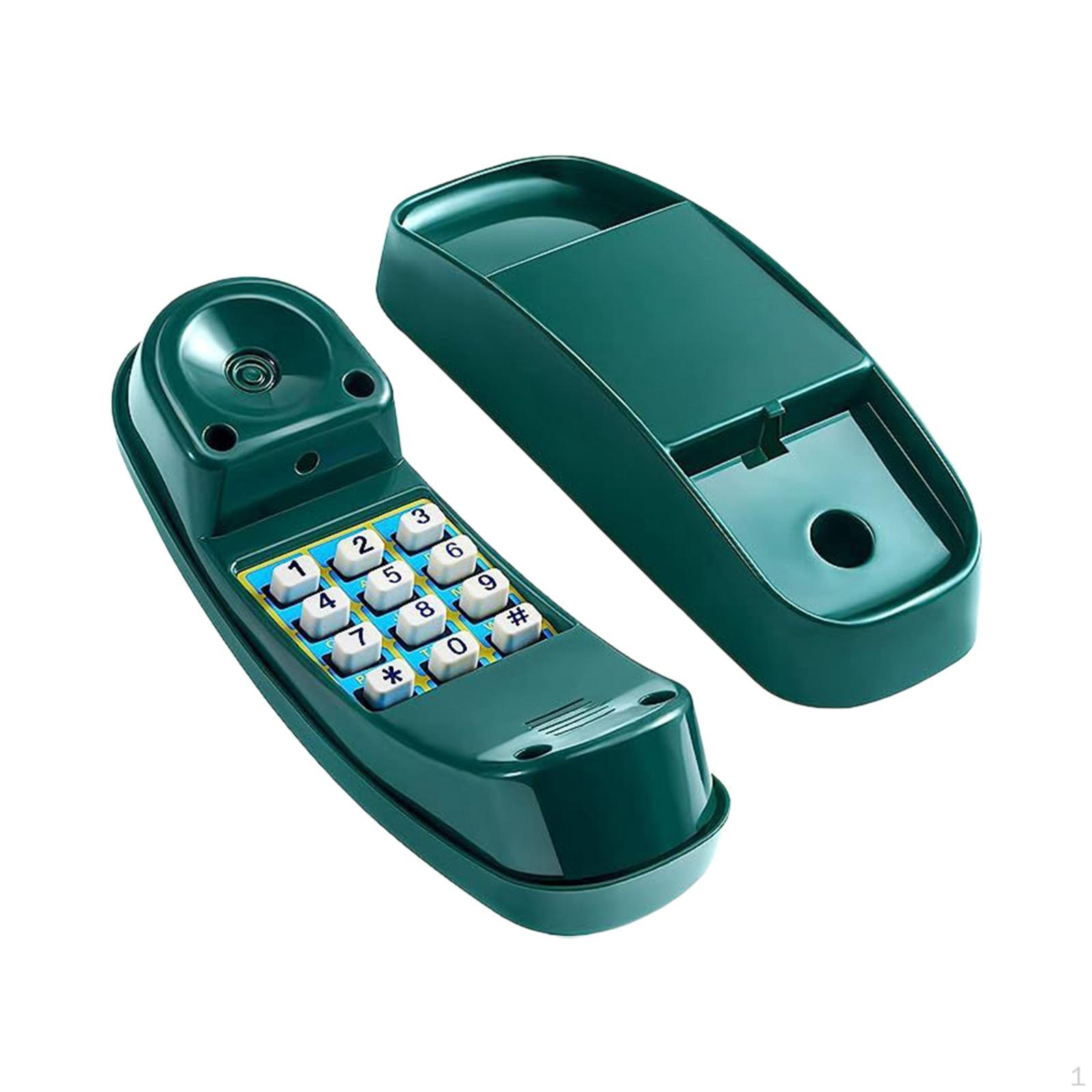 

Детский игрушечный телефон для творческой игры зелёный