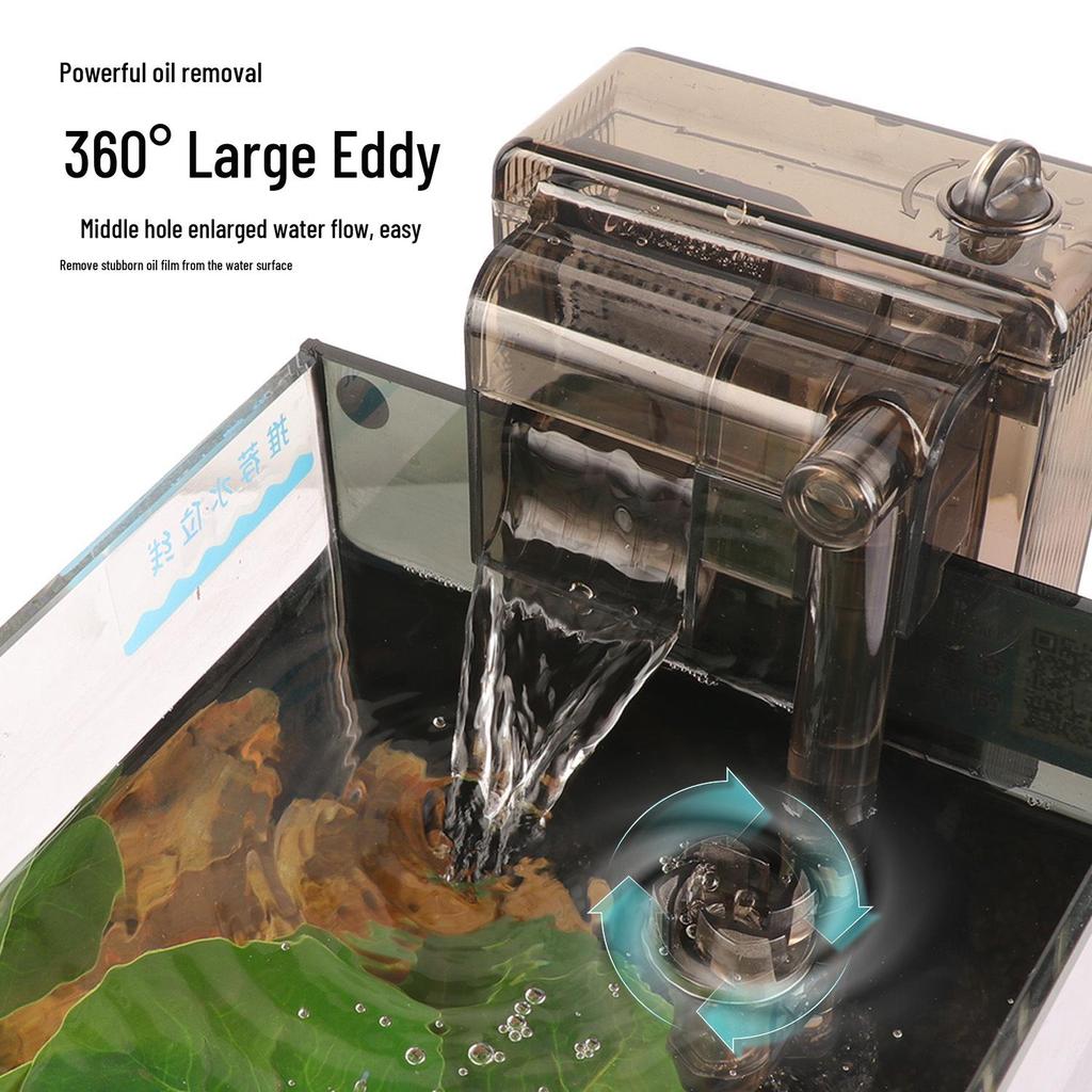 Rizhao Wall-Mounted Slim Waterfall Oil Film Remover & External Fish Tank Filter.