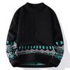 Knit Sweaters for Men Crewneck Loose Fit Lightweight Sweater Men's Casual Twist Textured Patterned Cable Knitted Pullover Sweaters for Christmas