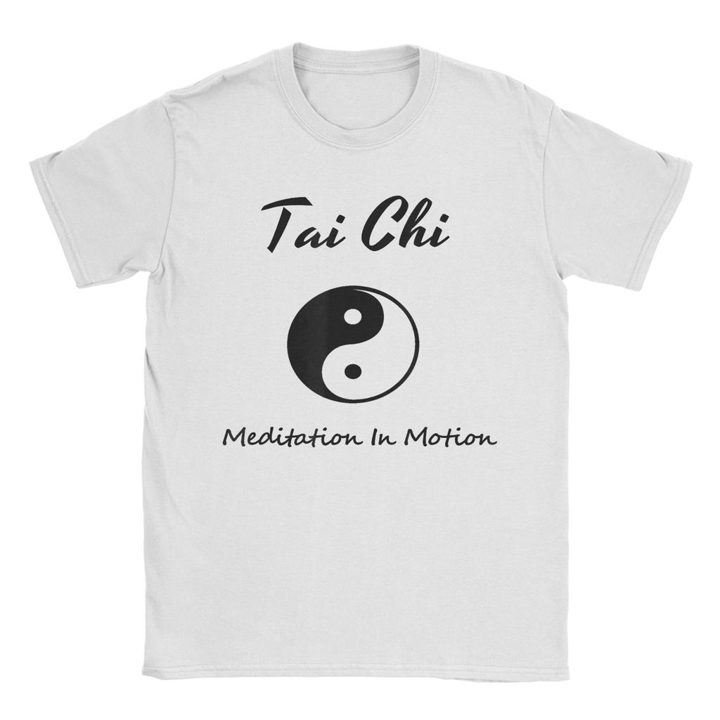 Ying Yang Energy Meditation Watercolor Tai Chi TShirt Summer   Cotton TShirts For Unisex Popular Casual Tshirt Short Sleeve