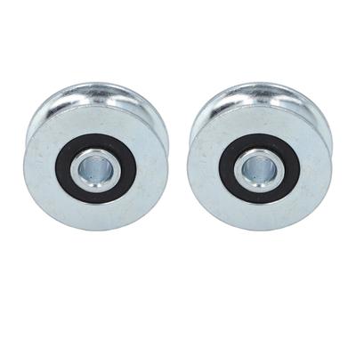 2 Stück Umlenkrolle 40 mm Außendurchmesser 8 mm Mittellochdurchmesser Legierungsstahlrolle Rollenlagerrolle
