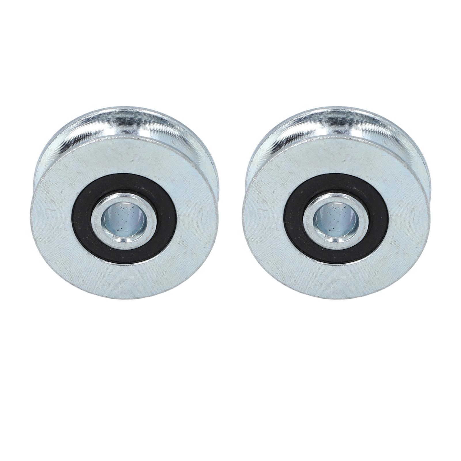 

Pulley Wheel 40mm Outer Diameter 8mm Center Hole Diameter Alloy Steel Pulley Rolling Bearing Wheel Pulley Bearing Roller