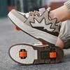 Adult low-top roller skates four-wheel balance toy shoes teenagers birthday gift parkour sports shoes