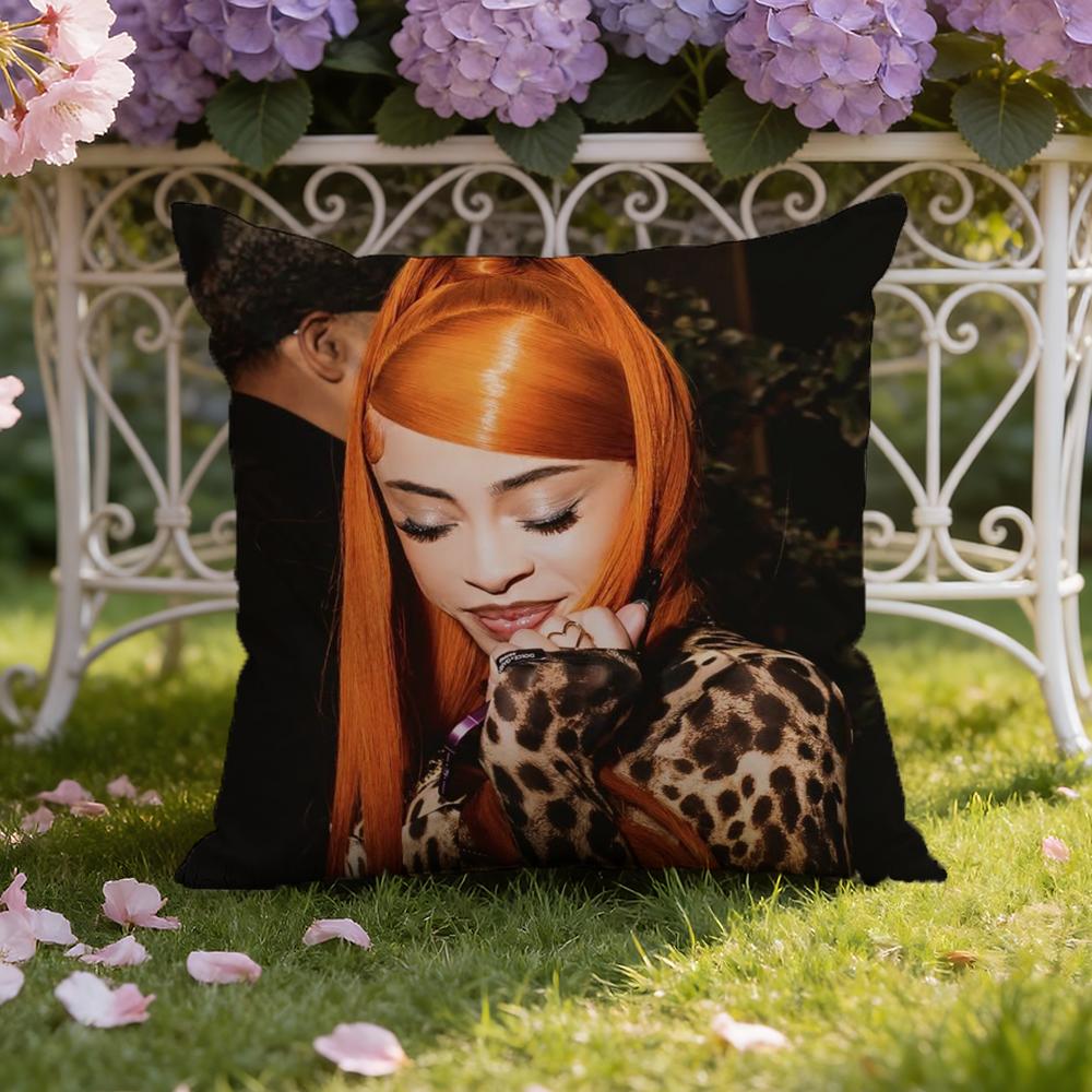 I-Ice Spice Y2K Cushion Cover Home & Car Dual-Scene Pillow Cover: Reversible For Premium Comfort