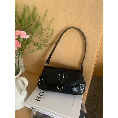 New Motorcycle Style Hot Girl Underarm Bag Texture Casual and Versatile Hand-held One-shoulder Crossbody Bag for Women