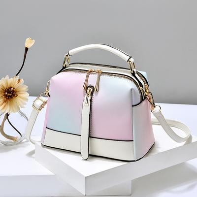 Fashion Women's Gradient Handbag Shoulder Bag Fashion Candy Shoulder Crossbody Bag