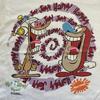 Tricou Unisex Bumbac Alb Ren și Stimpy Happy Joy Mărime Completă S-5XL