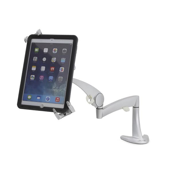 ERGOTRON Tablet Cradle with To 13 Inches Compatible with VESA Lock, 7.9 (2.3 Kg), Standards, 45-460-026