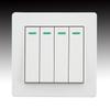 Model Nou Control Lampă Electrică 16A Oțel Inoxidabil 4 Module 2 Direcții Comutator Alb de Perete 250V AC SHARE Q6-09 Garanție 15 Ani