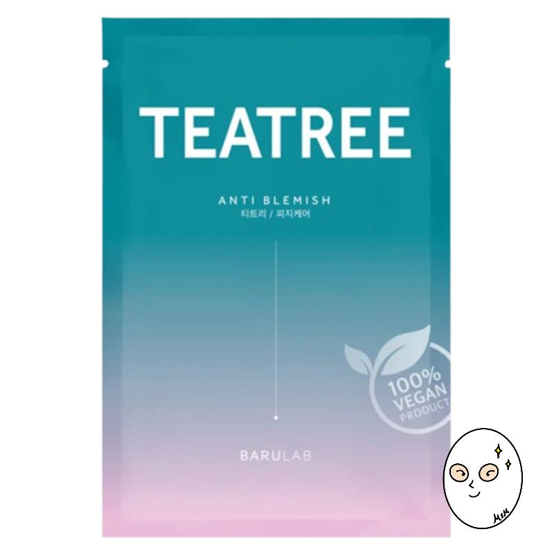 Barulab The Clean Vegan Mask 23g #02 Teatree