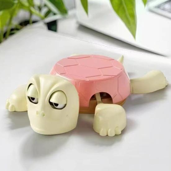 Yousheng Crushed Turtle Coaster 3D Printed Funny Expression Drink Coasters Heat-Resistant Decorative Table Mat Housewarming Gifts for Turtle Lover