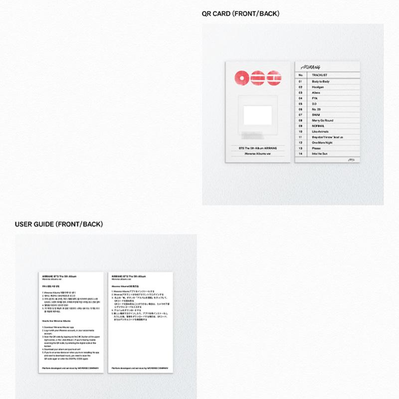 BTS ARIRANG (Weverse Alben ver.)