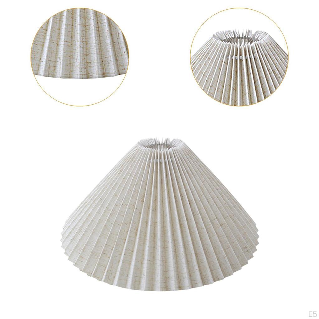 Pleated Lampshade Decorative Chandelier Shade Floor Light for Dining Room Bedroom Hotel Home