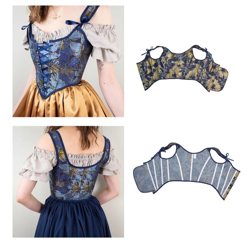 Tie Up Corset Tank Top for Women Slimming Body Shaper Front Tied Waist Trainer Girdle Teen Girl VictorianStyle Bustier