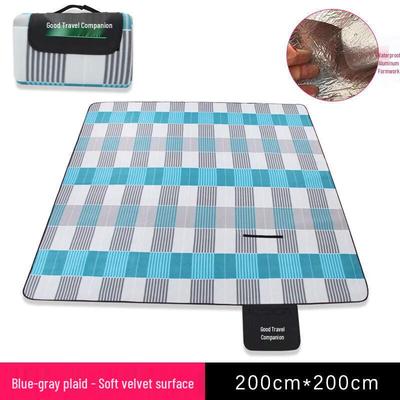 OEING Tragbare Flanell-Picknickdecke