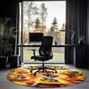 Subway Surfers Printed Round Rug Carpet Chair Rug Area Rug Entryway Doormats,for Office Chair Living Room Bedroom Kitchen Room.
