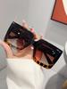 1Pc Fashionable Oversized Square Frame Sunglasses with Unique Black and Leopard Print, Suitable for Daily Commuting and Parties