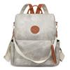 High Quality Leather Washed Women Backpack Student Knapsack Large Capacity Travel Backpack School for Girls Mochilas College Sac