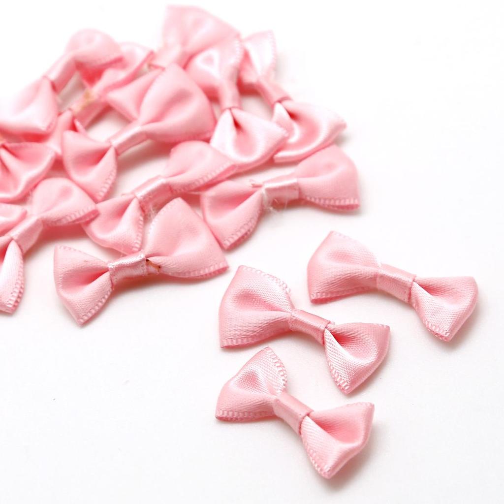 3x1,5 cm Mini panglica de satin flori de inalta calitate fundita pentru cusut nunta papion Decorat handcrafted haircraft