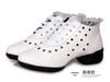 Women's Modern Ballroom Mid-Calf Dance Boots - Soft Sole, Mid-Heel.
