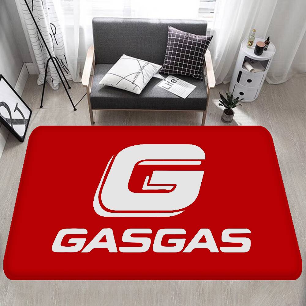 G-GasGas Red Motorcycle Door Mat Nordic Style Bedroom Living Room Doormat Home Balcony Anti-Slip Alfombra