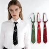 Tassels Love Heart Tie Black Shirt Tie Temperament Long Necktie  Performance