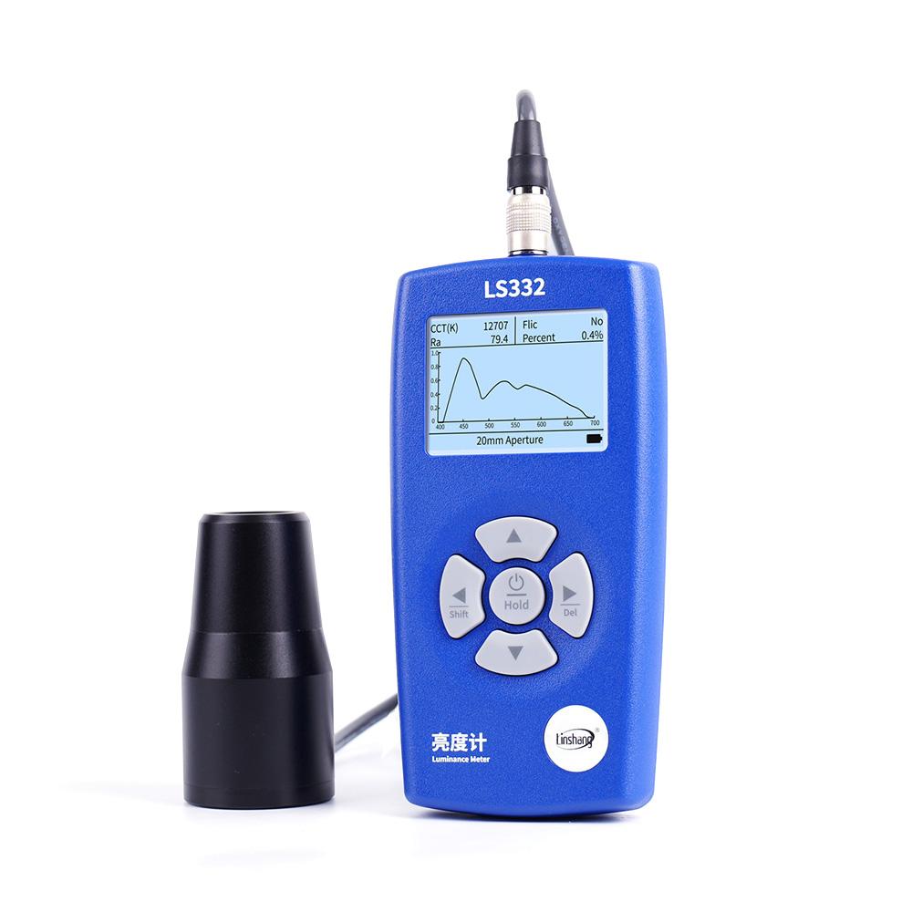 

LS332 Screen Luminance Meter Spectrometer for Display Screen Lamps Brightness Flicker Frequency CCT CRI Testing