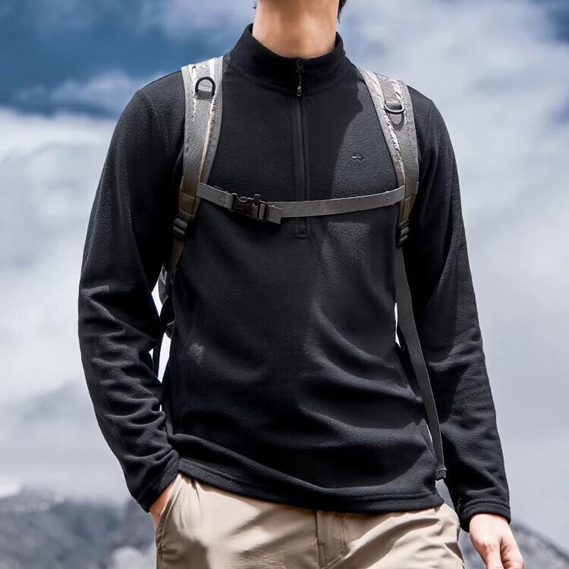 Pioneer Camp Men's Half-Zip Outdoor Fleece Jacket XRY223157
