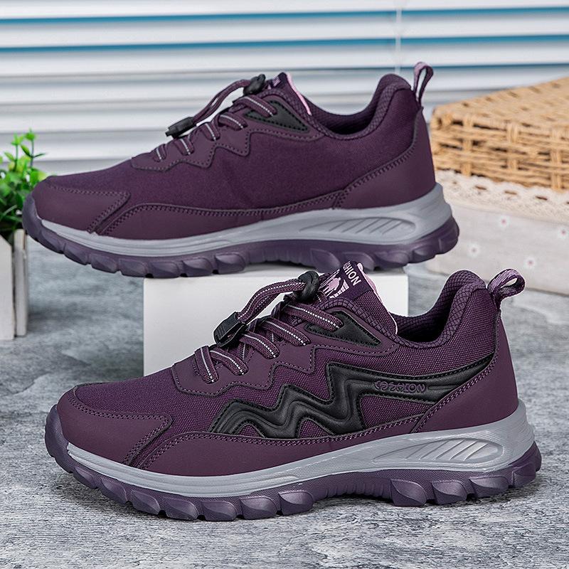 

Обувь для мам, пожилая обувь, женская осенне-зимняя повседневная обувь на мягкой подошве и плоском каблуке, прогулочная обувь для людей среднего и пожилого возраста, мужская обувь для отцов 36