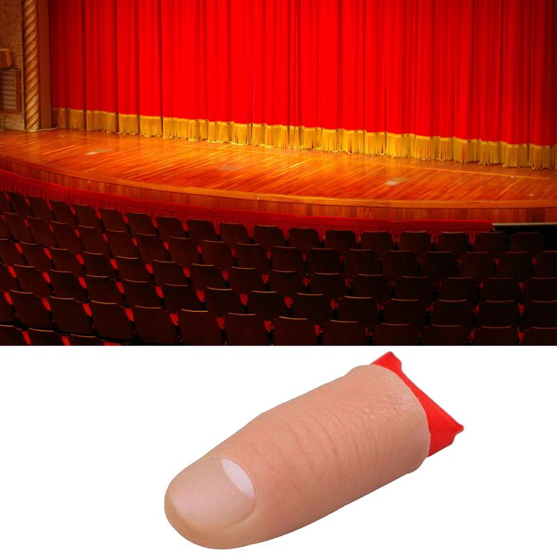 Fashion Thumb Tip Finger Fake Magic Trick Close Up Vanish Appearing Finger Trick Props Disappearing Silk Show Prop Prank Toy