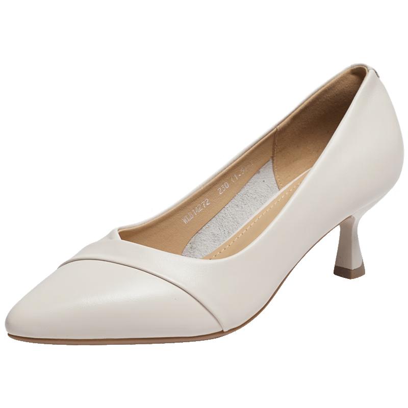 Red Dragonfly Women s Pointed Toe Slip-On Chunky Heel Pumps EU 36