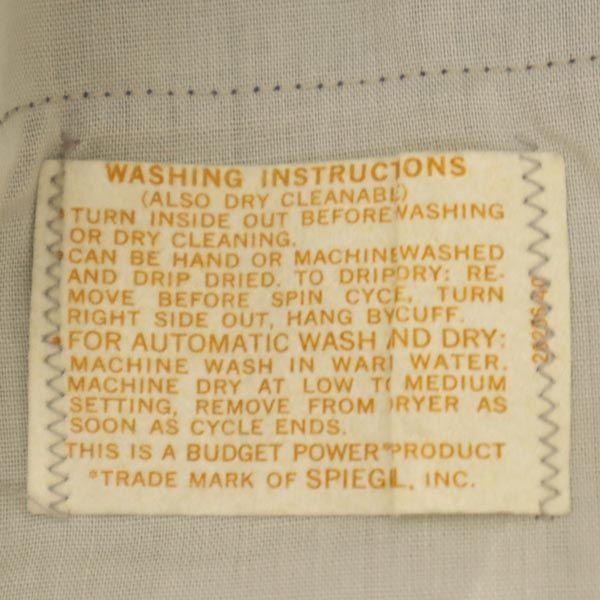 VINTAGE 70s Striped Pattern Pants Gray Men's Used