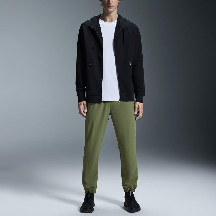 On Focus Logo Bequeme Weiche Trainings-Freizeithose Herrenhose Grün 1ME30390858