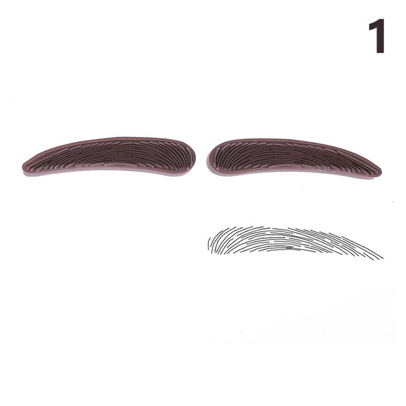 1 Par Iniciante Linha Prática Selo de Sobrancelha Estêncil de Sobrancelha Régua Carimbo de Posicionamento Ferramenta para Iniciantes Conjunto de Tatuagem de Sobrancelha Preguiçosa