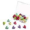 3D Irregular Heart Shape Pushpins Macaron Creative Thumb Tacks DIY Multifunctional Cork Board Pushpin School Stationery