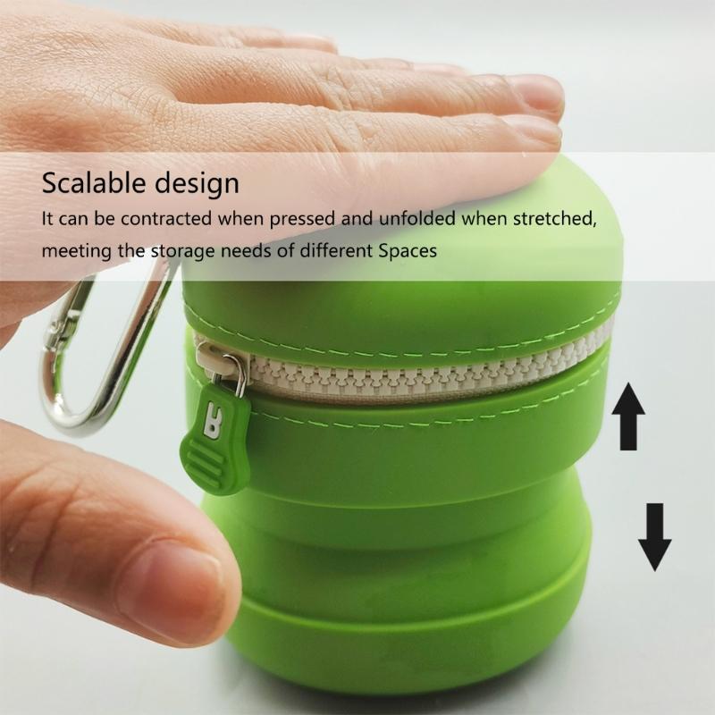 Compacts Folding Trash Organizers Space Saving Expandable Garbage Holder for Environmental Conservation