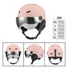 Unisex Ski Helmet Cover With Visor Adults Kids Winter Outdoor Snow Sports Safety Gear