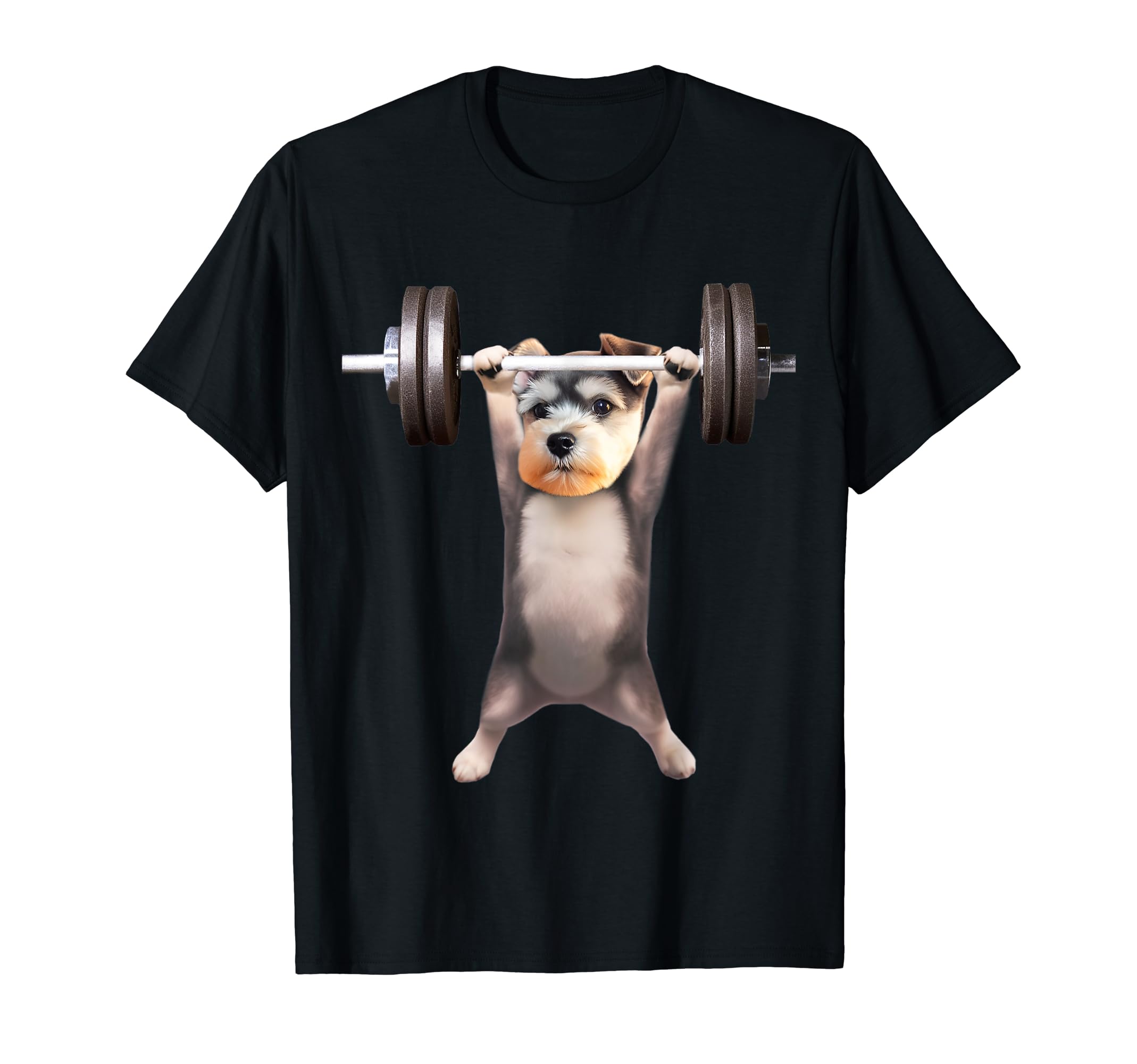 

Funny Schnauzer Dog T-Shirt for Men, Dog Lovers, Cute, Funny Clothes, Gift, Strength Training T-Shirt