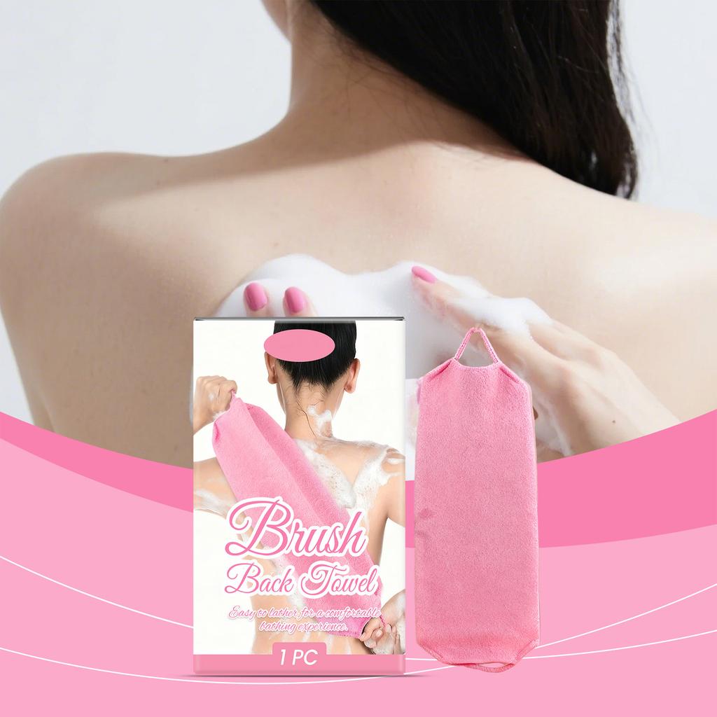 Back Of The Shower Exfoliating Scrub, Exfoliating Scrub, Stretchable Exfoliating Loofah Scrub Towel, Deep Cleansing Massage