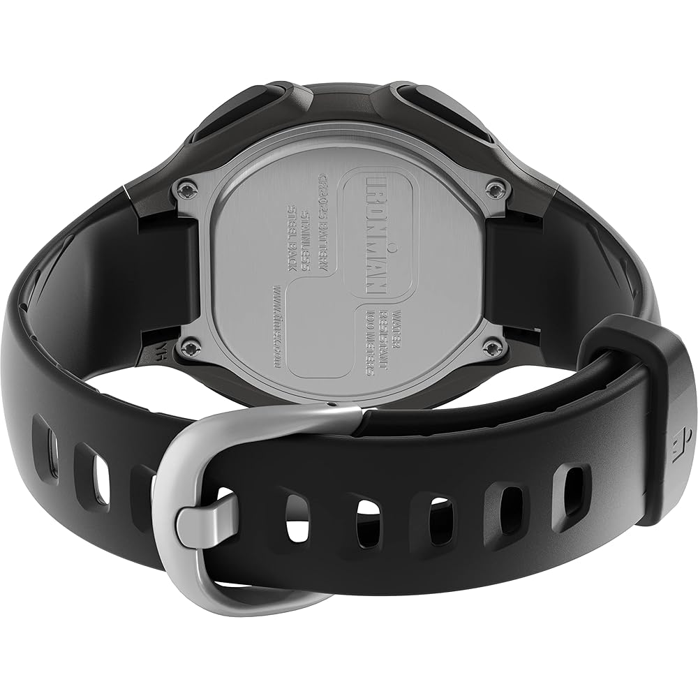 Timex Ironman T5E901 30-Lap Gray Black Resin Strap Men's Watch
