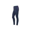 Solid High Waist Tight Fitness Leggings Women Leggings Deep-Navy-Blue AULU020-4