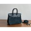 Platin Tasche Swift Leder und Wildleder 25/30CM Doppel-Schultergurt Damen-Tasche Einzel-Schulter Umhängetasche Vielseitig Mode Handtasche Tasche